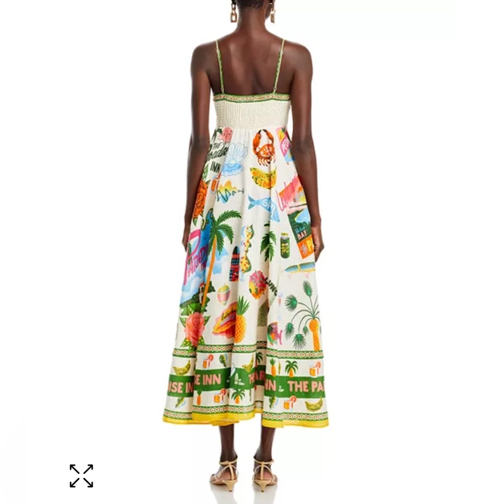 Tropical Print Maxi Dress - Picture 2 of 7